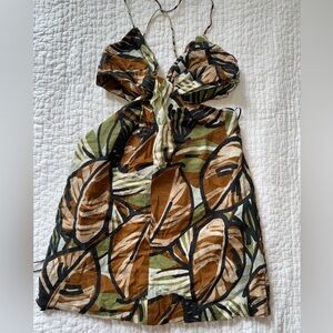 NWT Zara cutout dress! Cute print!